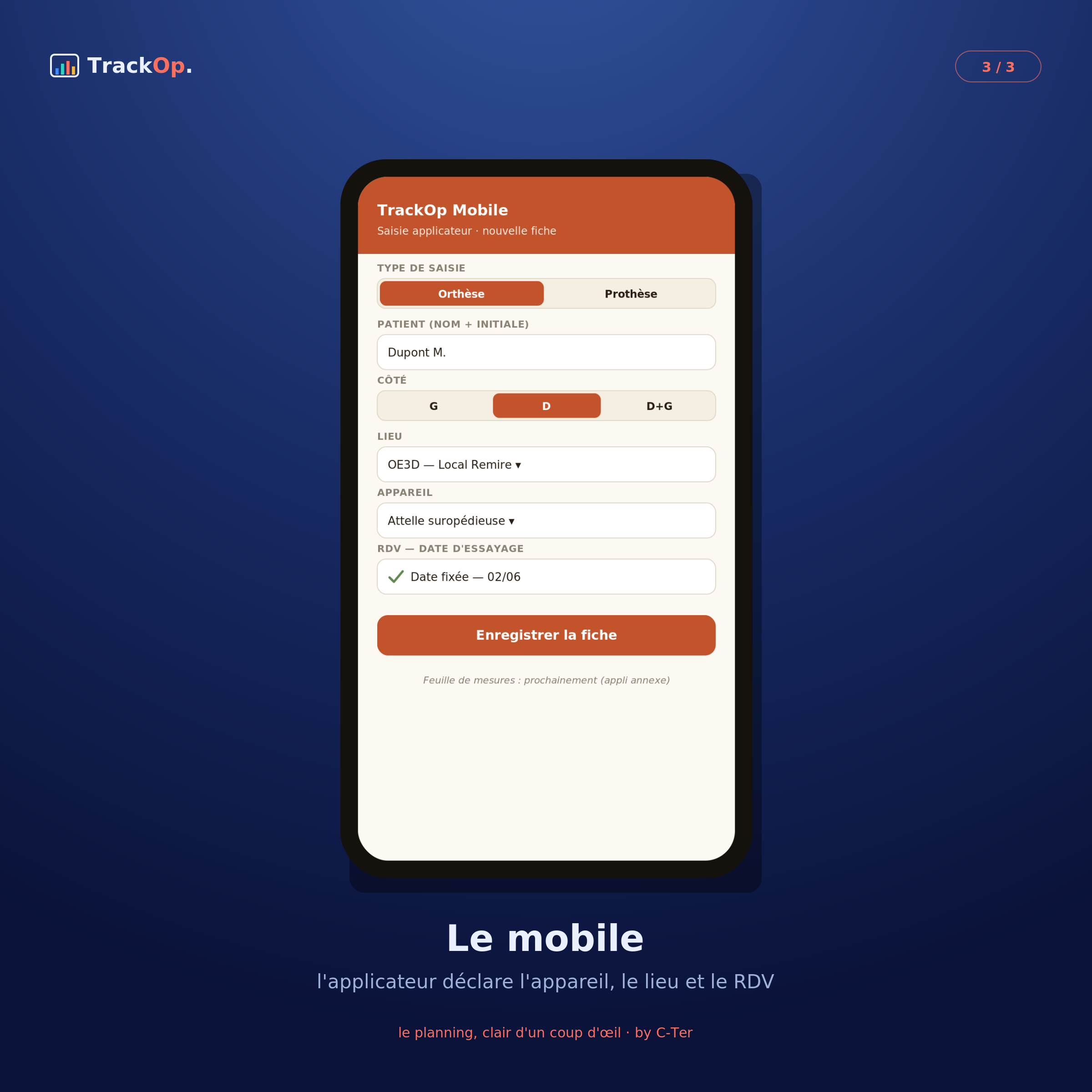 App mobile Track-Op